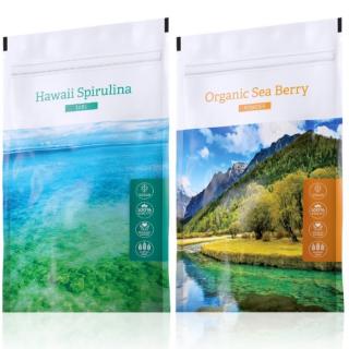 Hawaii Spirulina tabs + Organic Sea Berry powder (klubová cena)