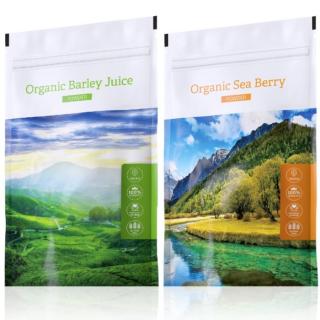 Organic Barley Juice powder + Organic Sea Berry powder (klubová cena)