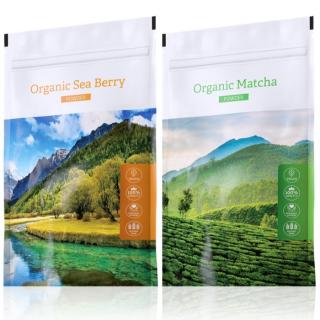 Organic Sea Berry powder + Organic Matcha powder (klubová cena)