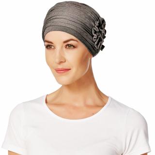 LOTUS turban - světle hnědý melír