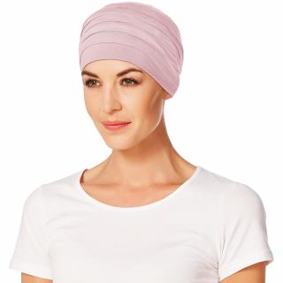 YOGA čepička - světle růžový melír
