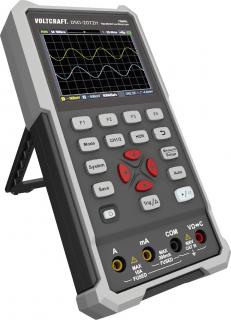 2kanálový ruční osciloskop VOLTCRAFT DSO-2072H | 70 MHz | 250 MSa/s | 8 kpts | 8 Bit