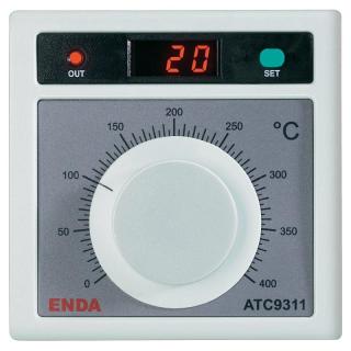 Analogovo-digitální regulátor teploty Suran Enda ATC9311 | 230 V/AC | 90,5 x 90,5 mm