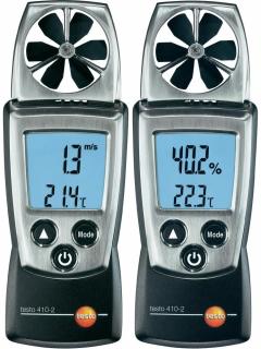 Anemometr + měření teploty a vlhkosti, testo 410-2