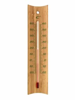 Bambusový indoor outdoor teploměr TFA 12.1049