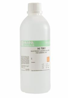 Čistící roztok HI 7061L na pH a ORP elektrody pro běžné použití, 500 ml