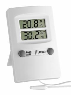 Digitální MIN-MAX teploměr s teplotním čidlem TFA 30.1009