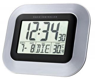 Digitální nástěnné DCF hodiny Techno Line WS 8005, 228×180×28 mm