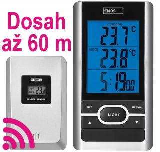 Digitální teploměr bezdrátový Emos E0107 | -50 až +70 °C | dosah až 60 m