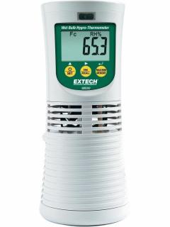 Digitální teploměr-vlhkoměr Extech WB200, měření rosného bodu a vlhkého teploměru