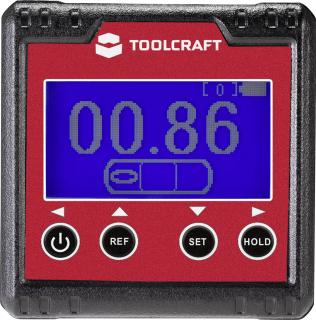 Digitální vodováha Toolcraft TO-6547356 | digitální úhloměr 360 °