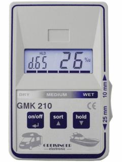 Kapacitní měřič materiálové vlhkosti pro KARAVANY a LODĚ | Greisinger GMK 210