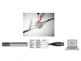 Komunikační USB interface pro miniaturní infračervené teploměry