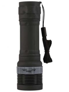LED ruční svítilna Emos P4703, 75 lm, 3× AAA, fokus - černá/šedá