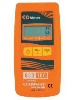 Měřicí přístroj koncentrace oxidu uhelnatého (CO) Greisinger GCO 100
