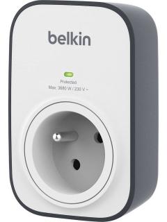 Mezizásuvka s přepěťovou ochranou Belkin BSV102ca, 12 kA, bílá, šedá