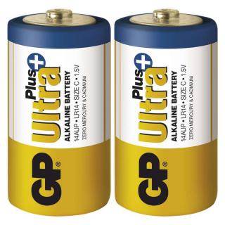 Monočlánková alkalická baterie C - GP Ultra Plus Alkaline | B1731 | 2 kusy