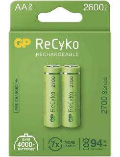 Nabíjecí baterie GP ReCyko 2700 HR6 (AA), krabička, 2 kusy | B2127