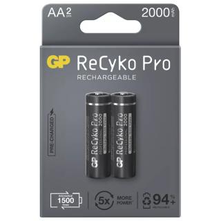 Nabíjecí baterie GP ReCyko PRO Profesional AA (HR6) | 2 kusy | B2220
