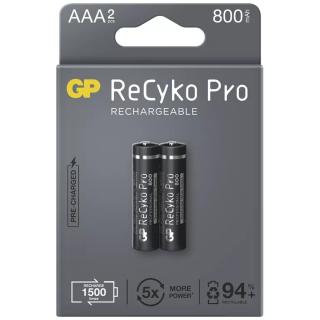 Nabíjecí baterie GP ReCyko PRO Profesional AAA (HR03) | 2 kusy | B2218