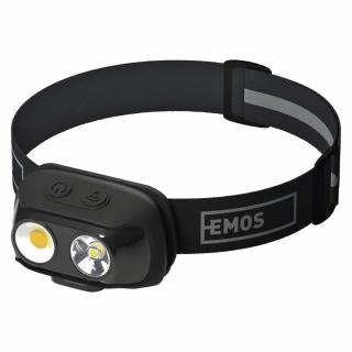 Nabíjecí COB LED čelovka Emos P3542 | 500 lm |  Li-pol 1200 mAh | s USB nabíjením