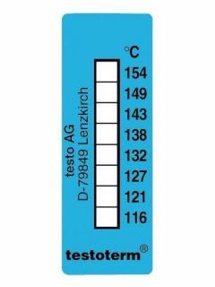 Nevratný teplotní indikátor +116 až +154 C - nalepovací (0646 1724)