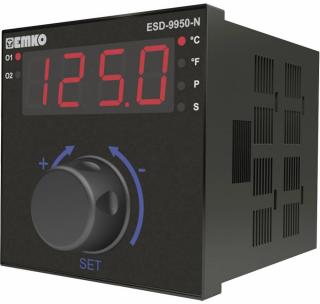 Teplotní PID regulátor Emko ESD-9950-N.2.20.0.1/02.00/0.0.0.0 | vstup Pt100, S , R , K, J | napájení 24 V AC/DC | termostat