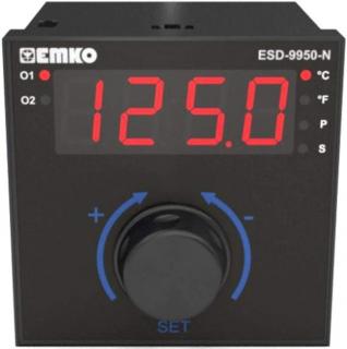 Teplotní PID regulátor Emko ESD-9950-N.5.20.0.1/02.00/0.0.0.0 | vstup Pt100, S , R , K, J | napájení 230 VAC | termostat