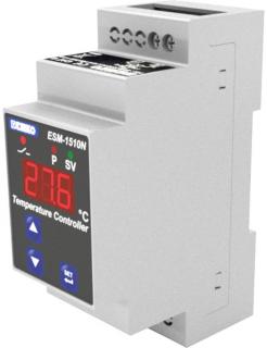 Termostat Emko ESM-1510.5.11.0.1/00.00/2.0.0.0, typ senzoru Pt100, -50 až +400 °C, relé 5 A