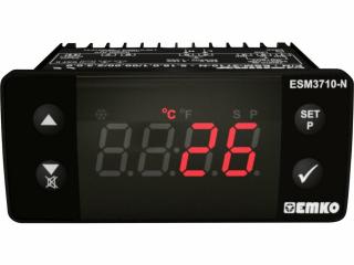 Termostat Emko ESM-3710-N | pro teplotní čidla  Pt1000  | 10-30 V DC | relé 16(8)A@250 VAC