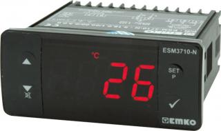 Termostat Emko ESM-3710-N | pro termočlánky  J  | až +800 °C | 230 V/AC | relé 16 A