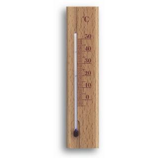 TFA 12.1032.05 | Nástěnný teploměr pokojový | natural | bukové dřevo