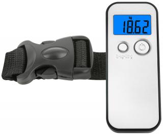 TFA 50.3000.54; Závěsná digitální váha na zavazadla do 40 kg; stříbrná
