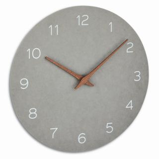 TFA 60.3054.10 | Nástěnné hodiny | tichý chod | vnější Ø 297 mm | betonově šedá