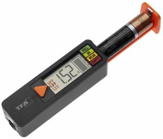Univerzální tester baterií AA, AAA, C, D, 9V, knoflíkové - BatteryCheck | TFA 98.1126.01