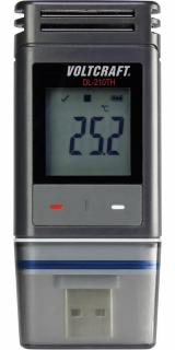 Voltcraft DL-210TH | USB Datalogger pro měření teploty a vlhkosti | displej | PDF výstup