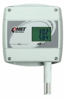 Web Sensor T7610 s PoE - snímač teploty, vlhkosti a barometrického tlaku s výstupem Ethernet