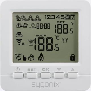 WiFi termostat Sygonix SY-4500820 | týdenní program | 5 až 35 °C | pod omítku