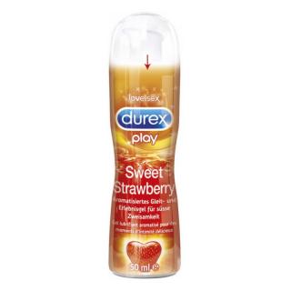 DUREX jahoda - Sweet Strawbery 50 ml - lubrikační gel (DUREX jahoda - Sweet Strawbery 50 ml - lubrikační gel)