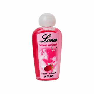 LONA lubrikační gel - s příchutí MALINY 130ml (Gely)