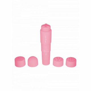 Růžový masážní mini vibrátorek