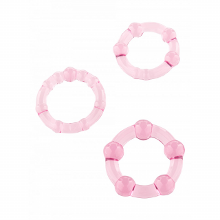 Škrtící kroužky růžové - 3 ks v sadě (Skrtici_Krouzky)
