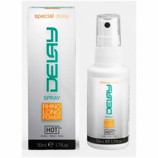 Znecitlivující sprej na penis HOT Delay Spray - 50ml (Gely)