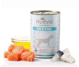 Nuevo pes Sensitive Monoprotein konz. 400g sensitive: rybí