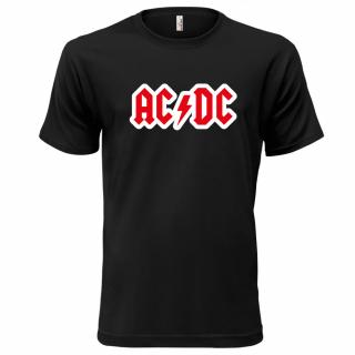 AC/DC 2 (černé, bílý a červený potisk) pánské velikost XXL (Pánské tričko s potiskem)