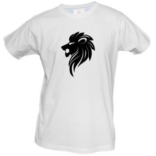 LEV 1 (bílé, černý potisk) pánské velikost XXL (Pánské tričko s potiskem)