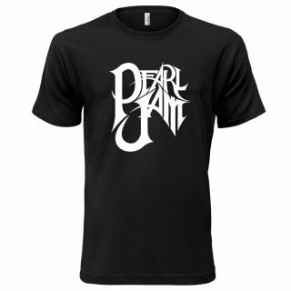PEARL JAM (černé, bílý potisk) pánské velikost 3XL (Pánské tričko s potiskem)
