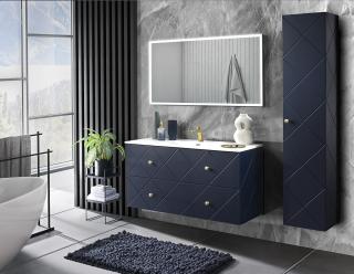 Elegance modrá 120A koupelnová sestava vč. keramického umyvadla