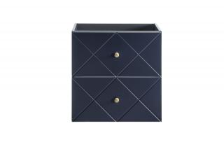 Elegance modrá 82-60 koupelnová skříňka 61x60x46cm vč. keramického umyvadla