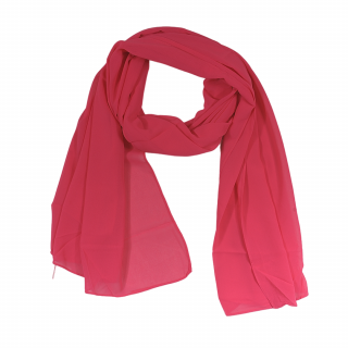 Hedvábný šátek 180 x 70 cm barva růžová